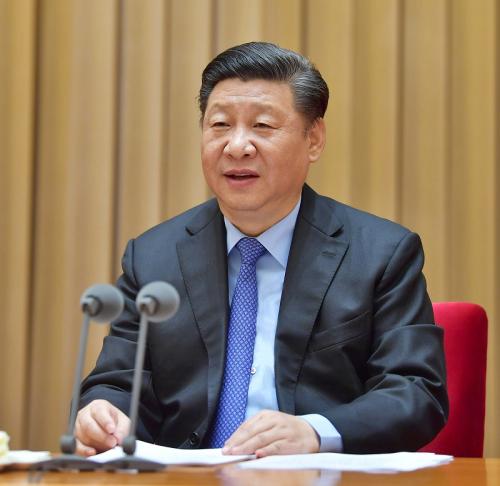 　习近平出席全国网络安全和信息化工作会议并发表重要讲话。新华社记者 李涛 摄